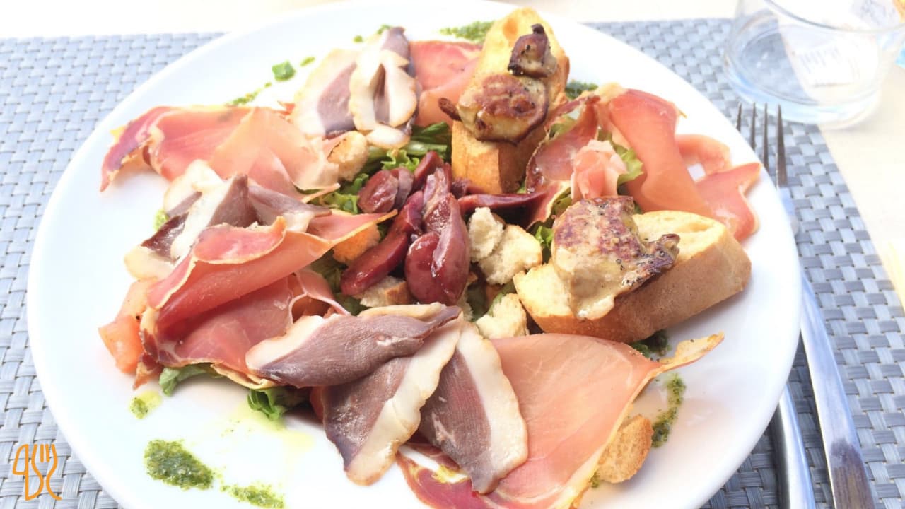 Salade de magret fumé